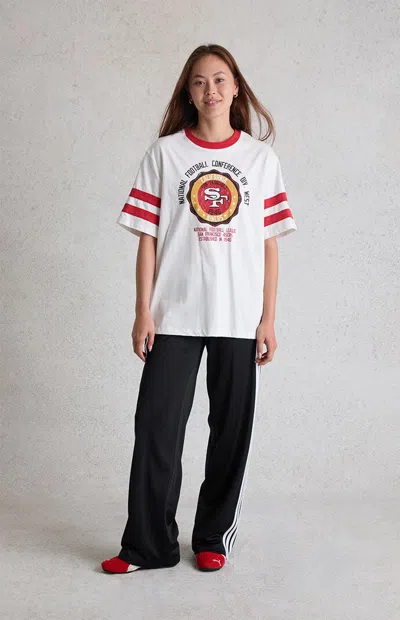 Wild Collective Women's X Nfl Sf 49ers Oversized T-shirt In Red
