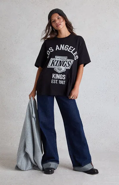 Wild Collective Women's X Nhl Los Angeles Kings Boxy T-shirt In Black