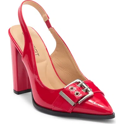 Wild Diva Lounge Amore Slingback Pump In Red