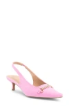 Wild Diva Lounge Aura Bit Slingback Kitten Heel Pump