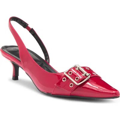Wild Diva Lounge Aura Kitten Heel Slingback Pump