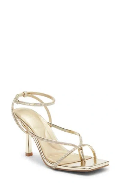 Wild Diva Lounge Birkin Sandal In Gold