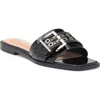 Wild Diva Lounge Braylo Slide Sandal In Black