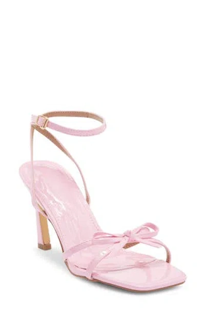 Wild Diva Lounge Dawson Ankle Strap Sandal In Pink