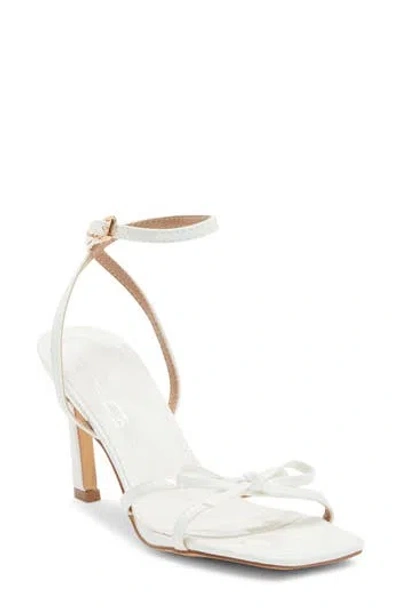 Wild Diva Lounge Dawson Heel Sandals In White