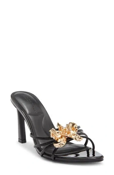 Wild Diva Lounge Jade Heel Sandal In Black