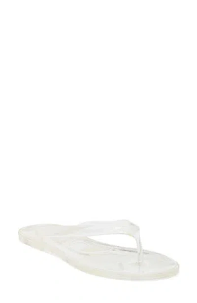 Wild Diva Lounge Jolie Flip Flop Sandal In Clear