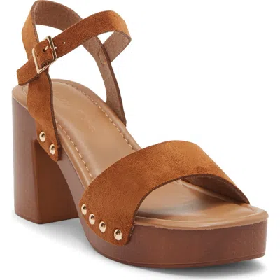 Wild Diva Lounge Kyna Platform Sandal In Whisky