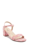 Wild Diva Lounge Laisha Heel Sandal In Pink