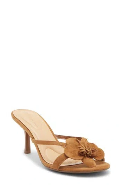 Wild Diva Lounge Liora Rosette Sandal In Brown
