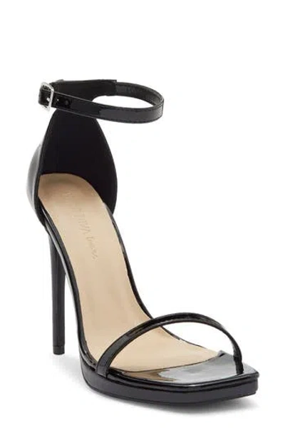 Wild Diva Lounge Lunna Ankle Strap Sandal In Black