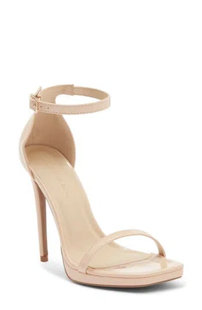 Wild Diva Lounge Lunna Ankle Strap Sandal In Nude
