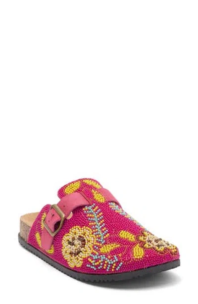 Wild Diva Lounge Matcha Embroidered Mule