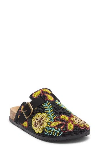 Wild Diva Lounge Matcha Embroidered Mule