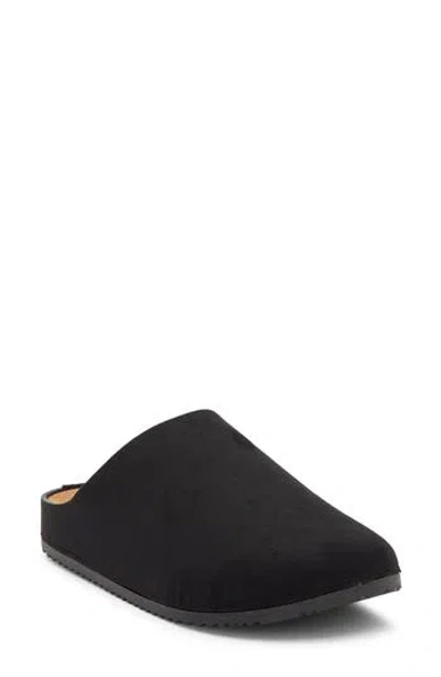 Wild Diva Lounge Matcha Faux Leather Mule In Black