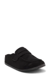 Wild Diva Lounge Matcha Flat Mule In Black