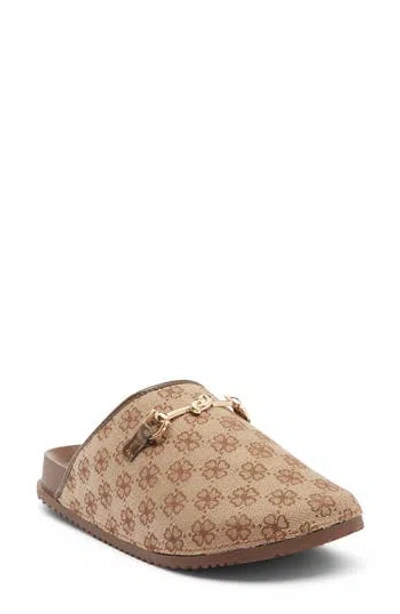 Wild Diva Lounge Mochi Mule In Brown Floral
