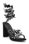 Wild Diva Lounge Morris Ankle Wrap Sandal In Black