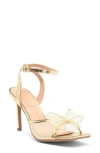 Wild Diva Lounge Nala Bow Sandal In Gold