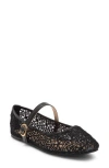 Wild Diva Lounge Pippo Flat In Black