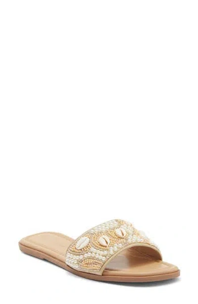 Wild Diva Lounge Rola Slide Sandal In Neutral