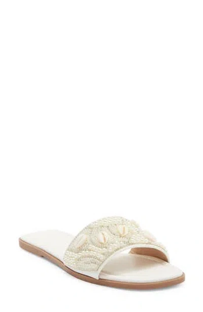 Wild Diva Lounge Rola Slide Sandal In White