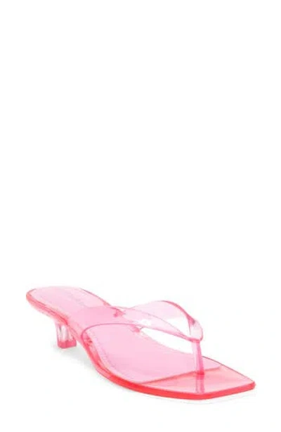 Wild Diva Lounge Romania Jelly Sandal In Pink