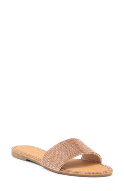 Wild Diva Lounge Roo Rhinestone Slide Sandal