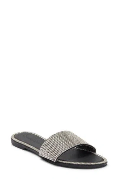 Wild Diva Lounge Roo Rhinestone Slide Sandal