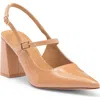Wild Diva Lounge Rush Slingback Pump In Brown