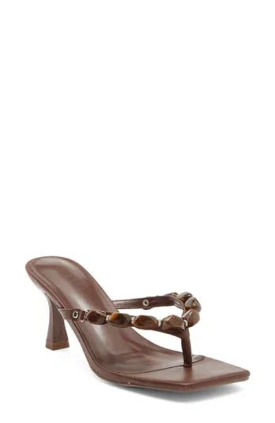 Wild Diva Lounge Solara Sandal In Brown