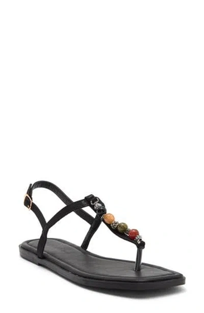 Wild Diva Lounge Tavo Sandal In Black