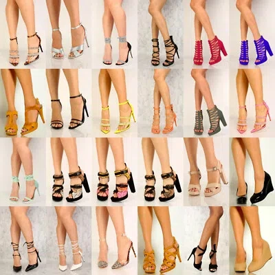 Pre-owned Wild Diva, Palovio, Classified, Kiss& Tell & More Lot 50 Pairs Womens Wholesale Mix High Heels Platform Boots Pumps Sandal Shoes In Multicolor