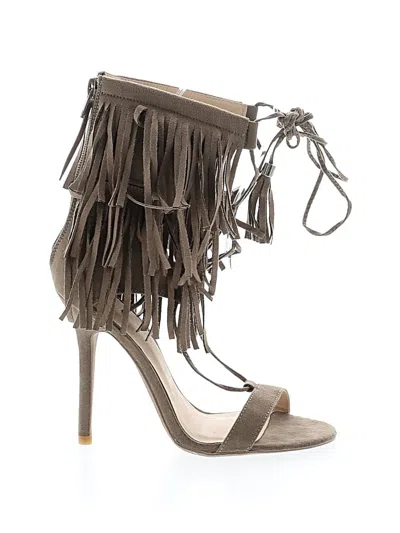 Pre-owned Wild Diva Sandals In Brown