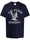 Wild Donkey Air Force Cotton T-shirt In Blue