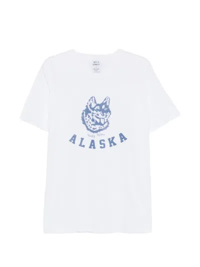 Wild Donkey Alaska Graphic T-shirt In White