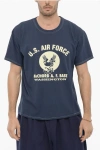 Wild Donkey Crew-neck Cotton T-shirt With Frontal Print
