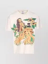Wild Donkey Crewneck Graphic Print Hawaiian T-shirt