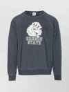 Wild Donkey Graphic Print Crewneck Long Sleeve Sweatshirt In Blue