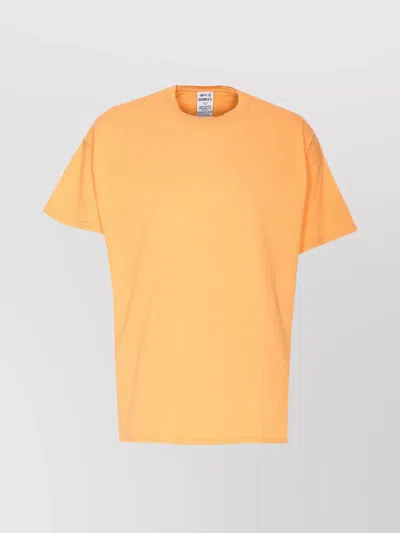 Wild Donkey Graphic Print T-shirt Distressed Detail In Orange