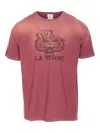 Wild Donkey La Verne Printed Crew-neck T-shirt In Red