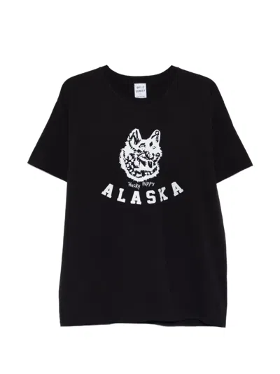 Wild Donkey Logo-print T-shirt In Black