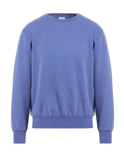 Wild Donkey Man Sweatshirt Azure Size M Cotton, Polyester In Blue