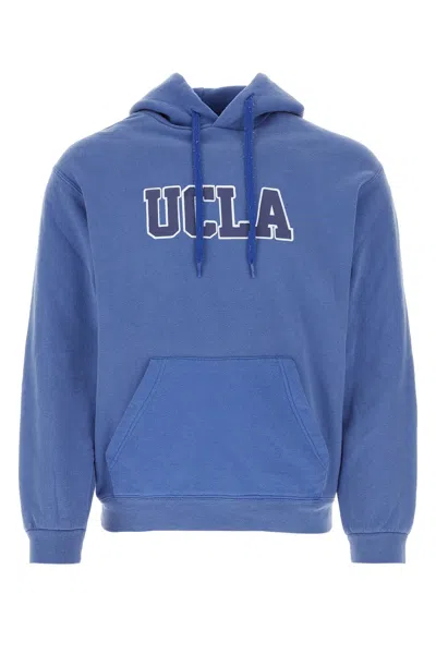 WILD DONKEY MELANGE BLUE COTTON SWEATSHIRT