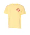 Wild Donkey Crewneck Graphic Print Short Sleeves Soft Fabric In Yellow