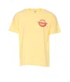 Wild Donkey Crewneck Graphic Print Short Sleeves Soft Fabric In Yellow