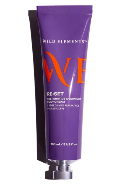 Wild Elements Re:set Restorative Overnight Body Cream, 5 oz In White