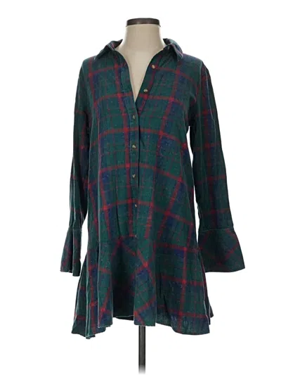 Pre-owned Wild Fable 3/4 Sleeve Blouse In Green