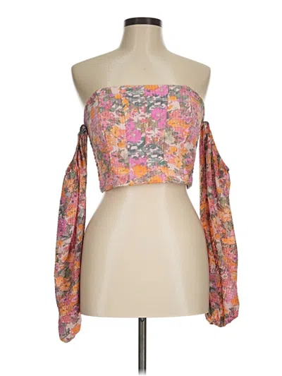 Pre-owned Wild Fable 3/4 Sleeve Blouse In Pink