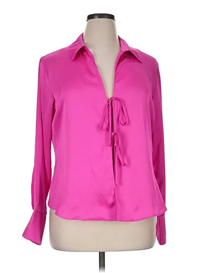 Pre-owned Wild Fable 3/4 Sleeve Blouse In Pink
